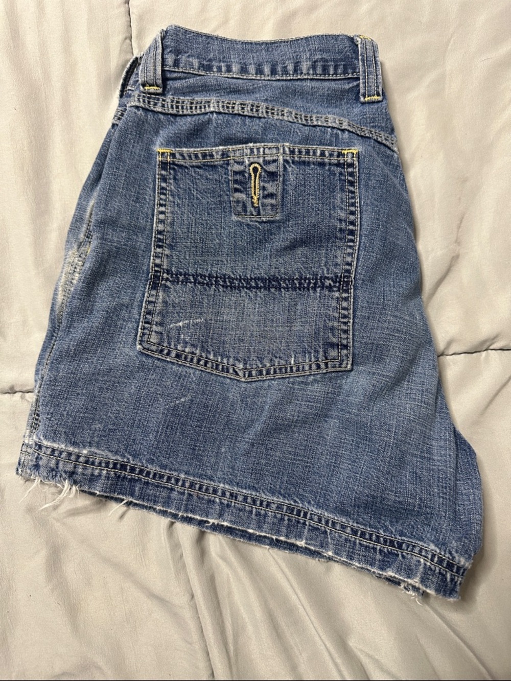 Lucky Brand Dungarees by Gene Montesano short shorts size 14
